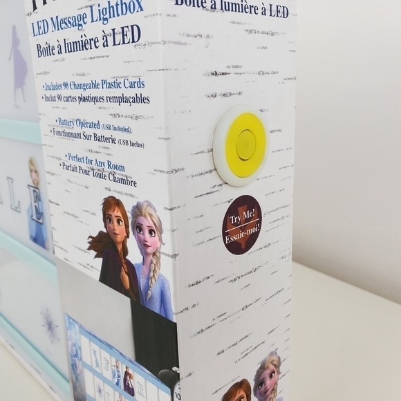 FROZEN 2 Disney led message lightbox 90 cards - Picture 3 of 13